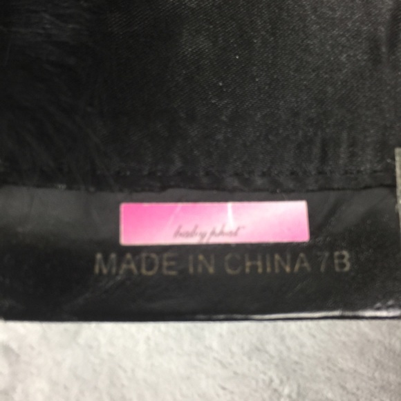 Baby Phat Odessa Black Clear Wedge Heel Size 7B - Picture 8 of 8